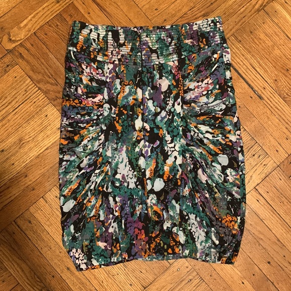 Catherine Malandrino skirt. Yellow label. Ruched skirt - Picture 2 of 4